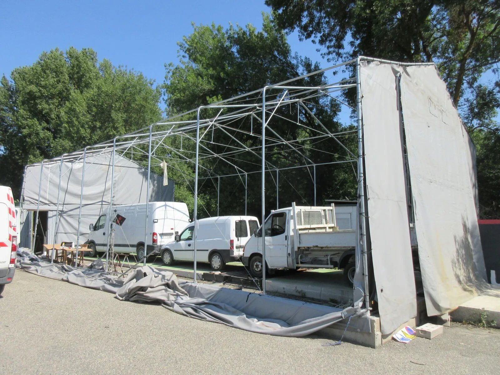 Vente hangar galva, matériels de contrôle chronotachygraphe