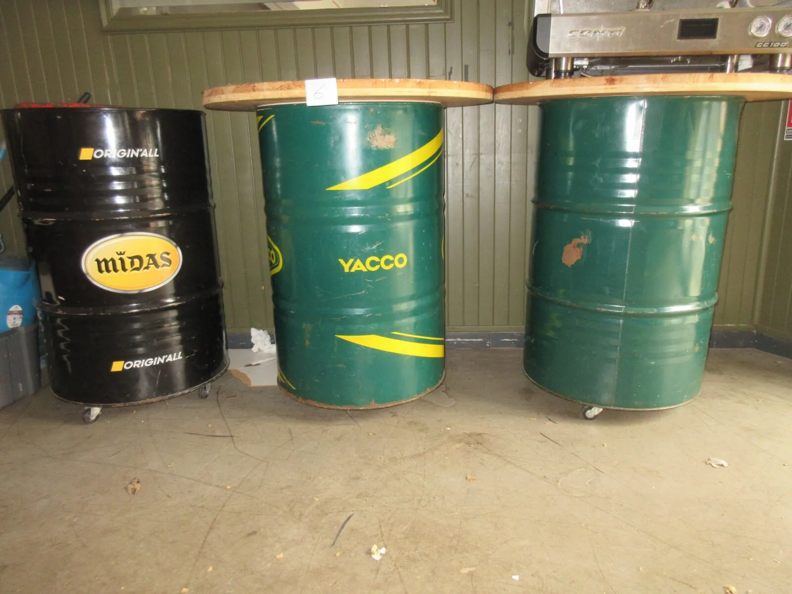 Vente matériels et mobiliers d'un bar restaurant