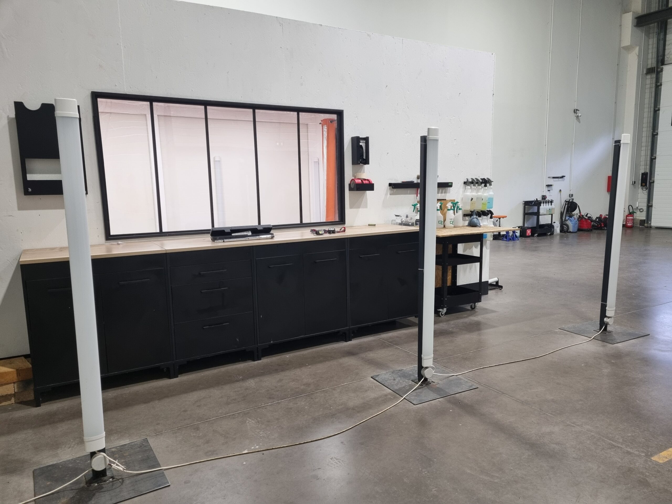 Vente de matériels de garage (centre esthétique de voitures)